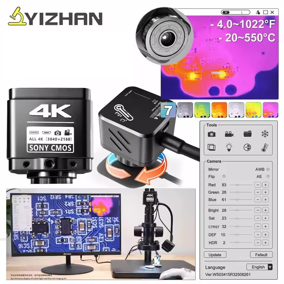 Electronics Repair In Usa - Kamera termowizyjna YIZHAN 256*192 pikseli 4k