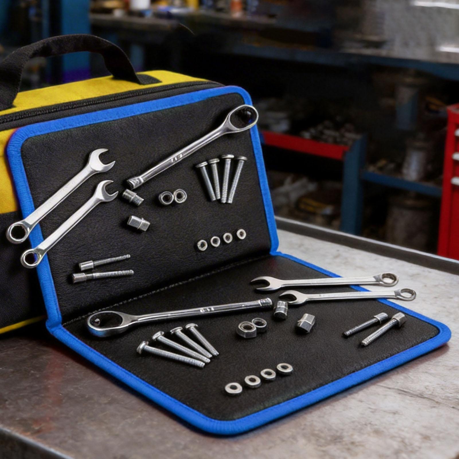 Electronics Repair Garage - Elastyczna magnetyczna mata narzędziowa antypoślizgowa, organizer