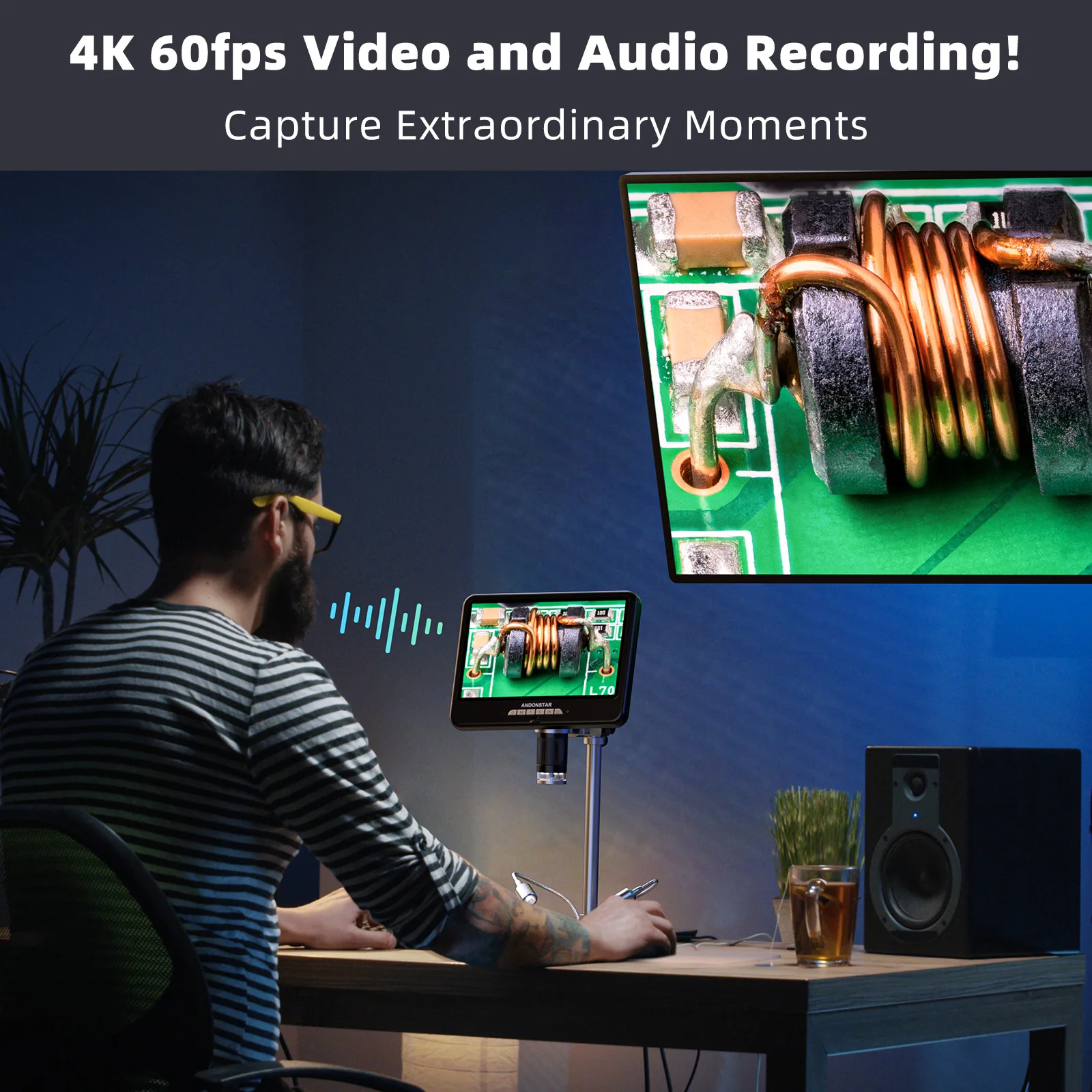 Andonstar AD210S-Pro 4K 60FPS  – Electronics Repair In Usa recenzja i cena