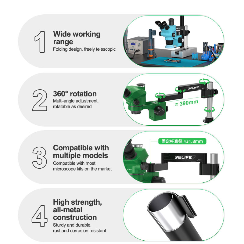 RELIFE MS1 360 °   Obrotowy, s – Electronics Repair Table recenzja i cena